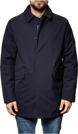 People of Shibuya Ninaru Jas - Heren - Winterjassen - Blauw - 2XL - Leer - Jassen