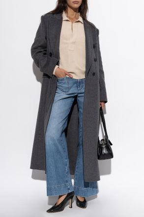Victoria Beckham Wide-leg Jeans, Womens, Blue