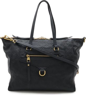 Louis Vuitton Infini Navy Monogram Empreinte Shoulder Bag Tote Bag (Pre-Owned)