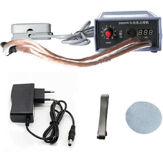 OEM Soldadora Por Puntos Port&aacute;til De Alta Potencia De 5000 W, Con Corriente Ajustable De 0 A 800 A, Para Bater&iacute;a 18650 Y Enchufe Europeo