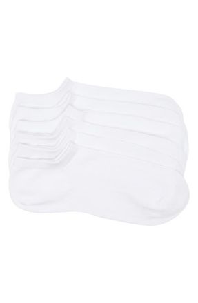 Nordstrom 3-Pack Rib No-Show Socks in White at Nordstrom