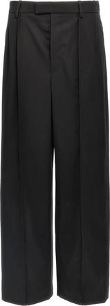 Wardrobe.NYC RHW Pants - Dames - Wijde Broeken - Zwart - M - Katoen - Broeken