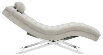 Safavieh Chaise en eucalipto/madera de caucho gris
