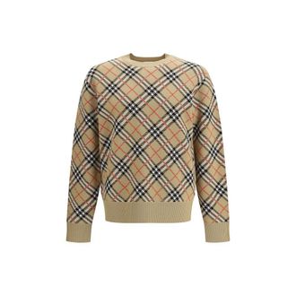 Burberry Beige Cotton Mens Sweatshirt