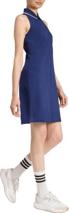 adidas Seasonal Essentials Colorpop Dress in Dark Blue/White/ at Nordstrom Rack, Size X-Small
