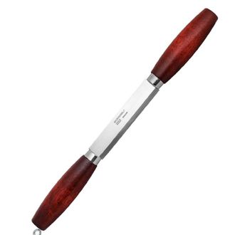 Morakniv Ste-13968 Cuchillo Divisor De Madera Wood Splitter Con Hoja De Acero Inoxidable De 11.5 Cm De Largo, De Acabado Satinado Con Mango Doble Madera/rojo -