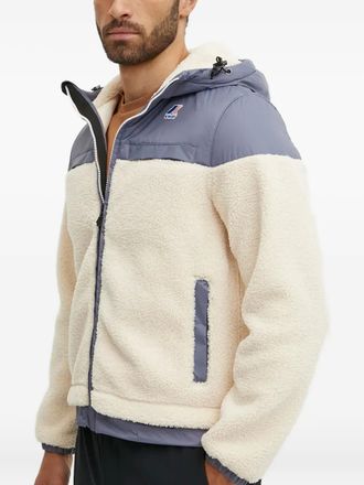 K-Way Neige hooded fleece jacket - unisex - Polyester - M - White
