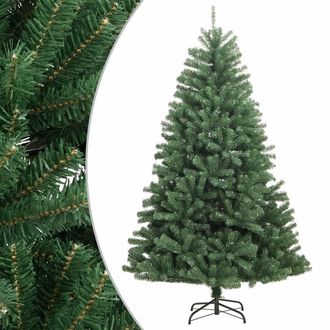 vidaXL &Aacute;rbol De Navidad Artificial Con Bisagras Y Soporte Verde 180 Cm Vidaxl