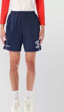 Sporty & Rich yankees shorts with elastic waistband and pockets