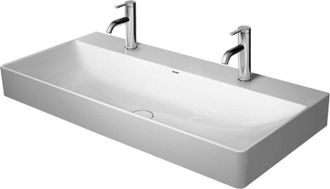 Duravit Lavabo Durasquare De Duravit 100x47cm, 2 Agujeros Para Grifer&iacute;a