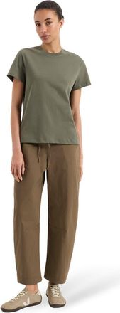 Pact Organic Cotton Softspun Essential Crewneck Tee in Dusted Green at Nordstrom, Size Xx-Large