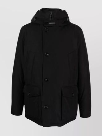 Woolrich down hooded padded parka jacket