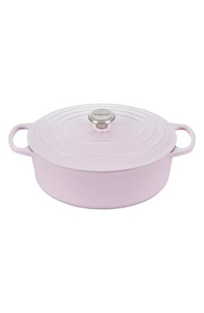 LE CREUSET Signature 5.5-Quart Round Enamel Cast Iron French/Dutch Oven in Shallot at Nordstrom