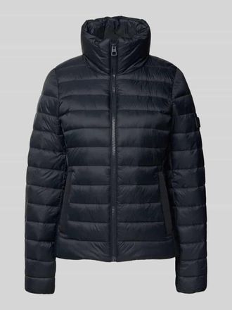 Marc O'Polo Regular Fit Steppjacke mit Leistentaschen in Marine, Gr&ouml;&szlig;e 44