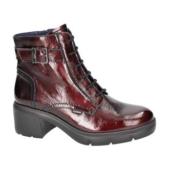 Fluchos Schoenen, Dames, Rood, 38 EU, Leer, Fugaz F2107 Veterlaarzen