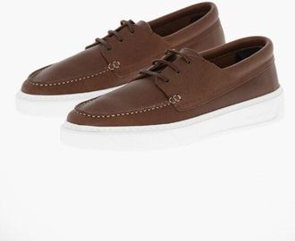 Woolrich Leather Loafers With Contrasting Sole size 45