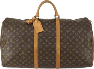 Louis Vuitton Pre-owned Weekend Bags, female, Brown, Size: ONE SIZE Pre-owned Keepall Travel Bag