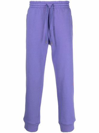 Dolce & Gabbana 3D print jersey track pants - men - Cotton/Polyester - 50 - Purple