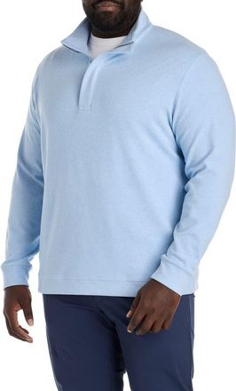Vineyard Vines Big & Tall Calmwater 1/4-Zip Pullover in Jake Blue at Nordstrom, Size 5X Big