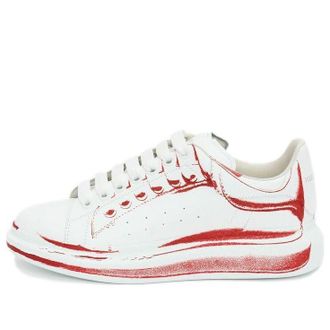 Alexander McQueen Oversized Sneaker White Lust Red Print 662642WIA4Q9676