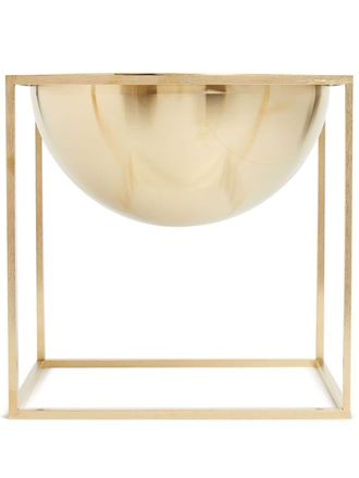 Audo Kubus Bowl vase - unisex - Metal - One Size - Gold