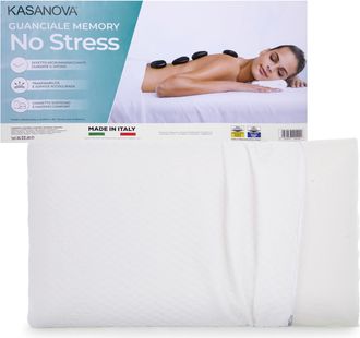 KASANOVA Cuscino guanciale memory No Stress