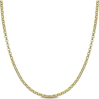 Delmar Rolo Link Chain Necklace, 1.50mm in Gold at Nordstrom Rack