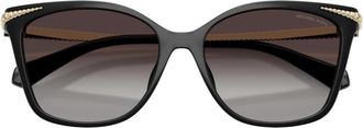 Michael Kors Andermatt Zonnebril - Dames - Zonnebrillen - Zwart - 55 MM - Accessoires
