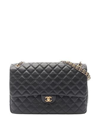 Chanel 2021 Maxi Flap schoudertas - Zwart