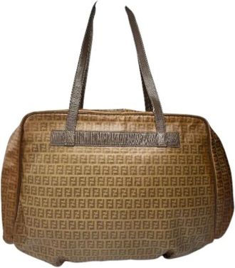 Fendi Pre-owned Weekend Bags, female, Brown, Size: ONE SIZE Pre-owned Vintage Travel Bag