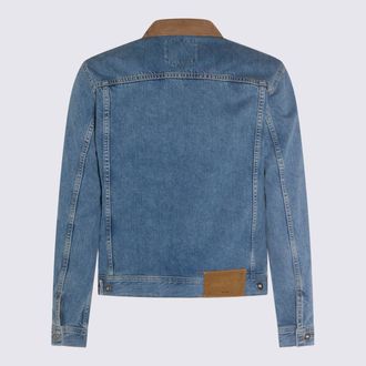 Jacob Cohen Mens Jackets Light Blue _100 % Co