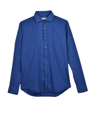 Ghirardelli Blue Classic Cotton Shirt