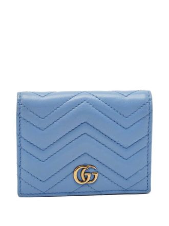 Gucci Portafoglio GG Marmont - Blu
