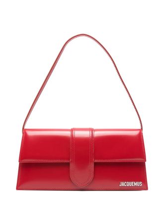 【送料関税込】JACQUEMUS ミニリング ハンドバッグ レッド JACQUEMUS LE CHIQUITO MOYEN BOUCLE バッグ - Red | FWRD