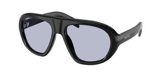 Prada PR C05SF Asian Fit 16K30X Womens Sunglasses Black Size 56