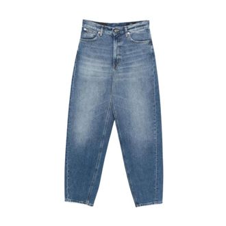 Dondup Cropped Jeans, female, Blue, Size: W25 Cropped Jeans
