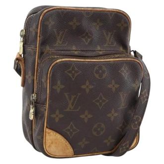 Louis Vuitton Pre-owned Cross Body Bags, female, Brown, Size: ONE SIZE Pre-owned Vintage Monogram Crossbody Bag