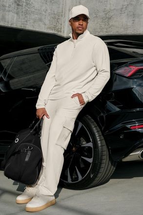 Alo | Double Take Cargo Pants in Bone Beige, Size: Medium