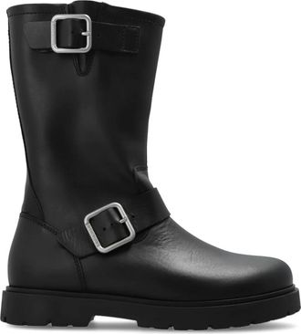 Birkenstock Highwood Mid Wire Buckle - Dames - Hoge Laarzen - Zwart - 40 EU - Leer - Schoenen