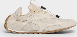 Bottega Veneta Orbit Suede Mesh Low-Top Sneakers