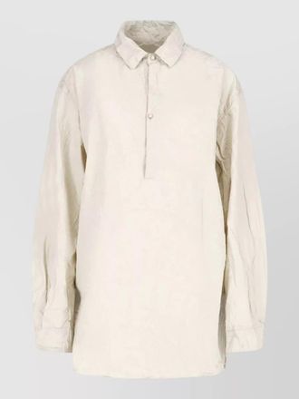 Daniela Gregis buttoned cuff crinkled long sleeve jacket