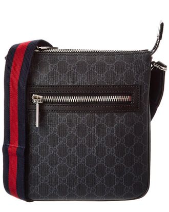 Gucci Small Gg Supreme Canvas & Leather Crossbody