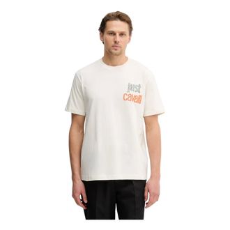 Just Cavalli Hombre, Camisetas, Blanco, Talla: M