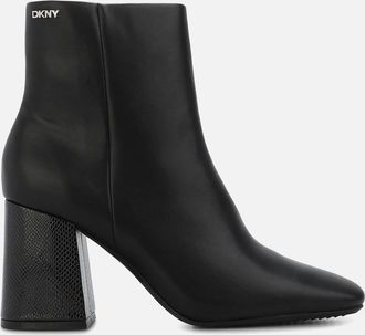 DKNY Womens Steph Heeled Boots - Black - Size: 4