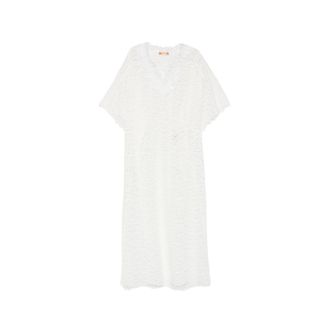 Ermanno Scervino Lace V-neck Dress
