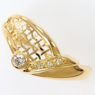 C&A Yellow Gold Yellow Gold (18K) Band Ring (Pre-Owned)