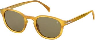 Eyewear by David Beckham DB 1007/S Zonnebril - Heren - Zonnebrillen - Geel - 49 MM - Accessoires