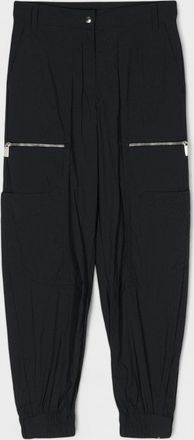 Off-white Womens Embroidered Cargo Pants Black - Size: 12