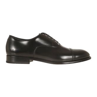 Doucal's Oxford Cap Toe - Heren - Nette schoenen - Zwart - 40 EU - Schoenen