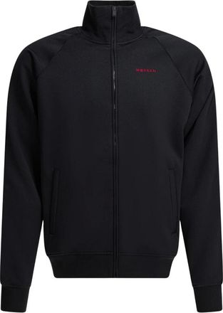 Alexander McQueen Hoodies & sweatvesten, Heren, Zwart, L, Katoen, Sweatshirt met ritssluiting